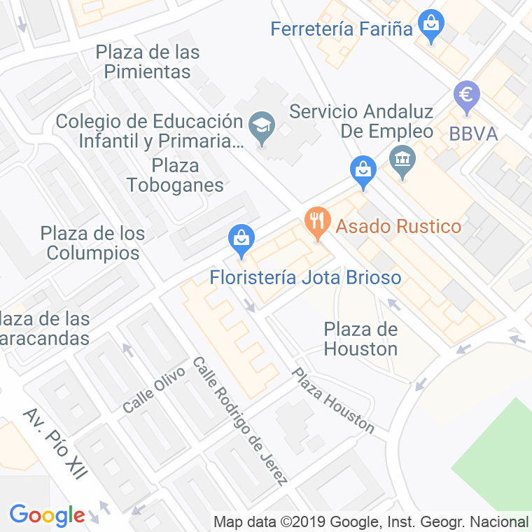 Código Postal calle Dique (Pescaderia Vieja) en Huelva