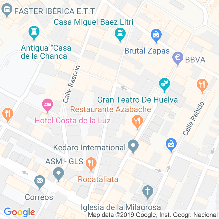 Código Postal calle Rico en Huelva
