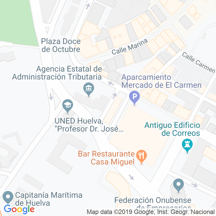 Código Postal calle Santo Domingo De La Calzada en Huelva