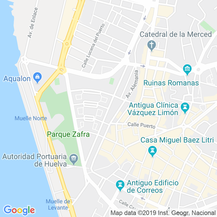 Código Postal calle Doctor Rubio en Huelva