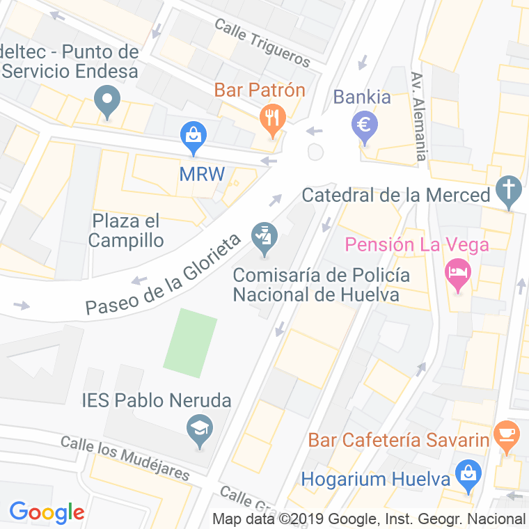 Código Postal calle Glorieta, La en Huelva