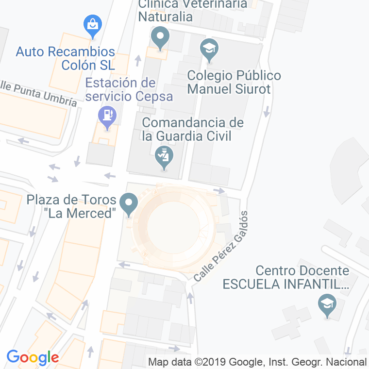 Código Postal calle Guadalcanal en Huelva