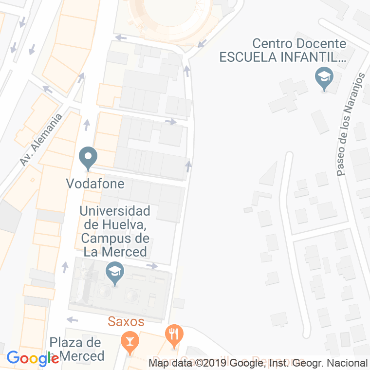 Código Postal calle Luis Buendia en Huelva
