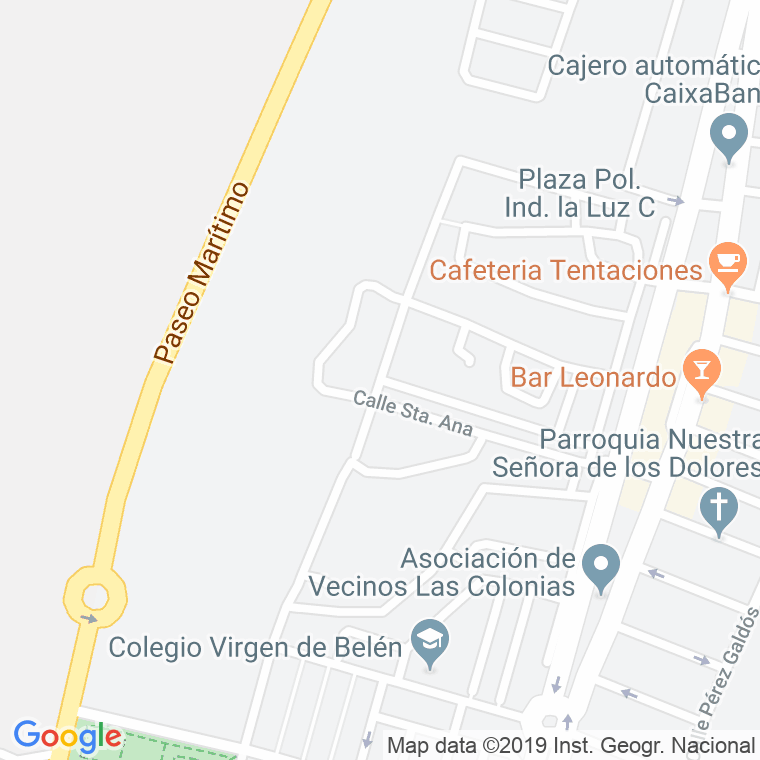 Código Postal calle Miramar, avenida en Huelva
