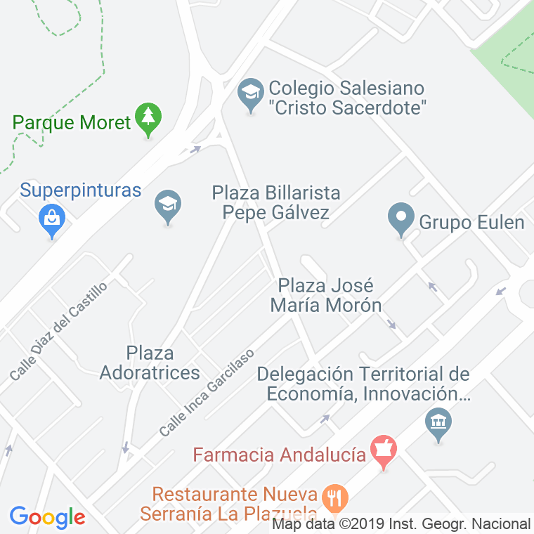 Código Postal calle Francisco Villaespesa en Huelva