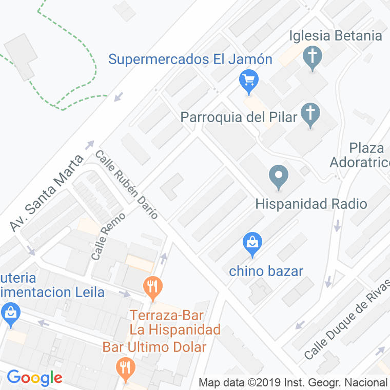 Código Postal calle Muñoz Seca en Huelva