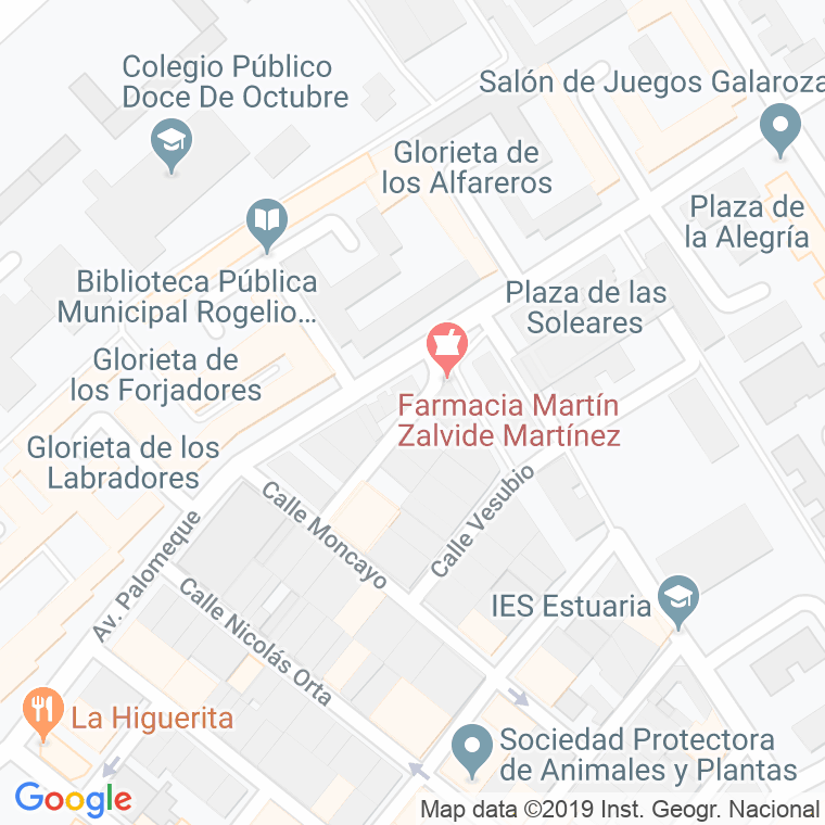 Código Postal calle Chimborazo en Huelva