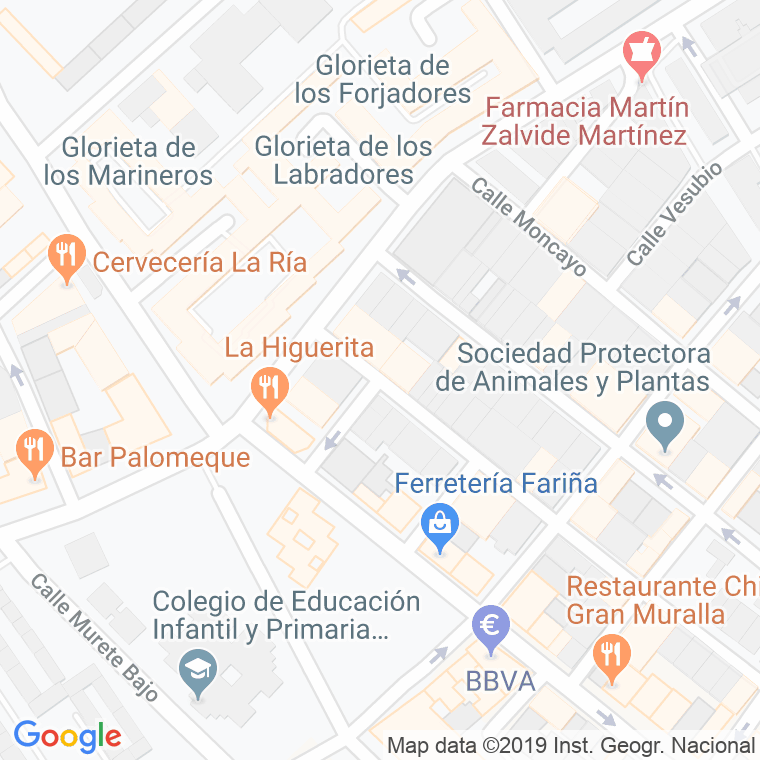 Código Postal calle Picote en Huelva