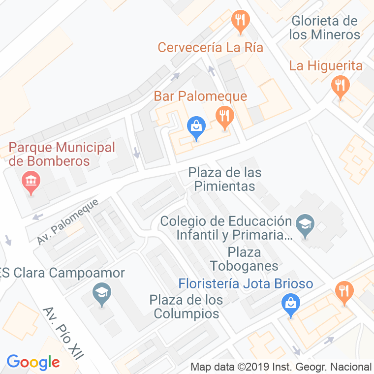 Código Postal calle Pimienta, plaza en Huelva
