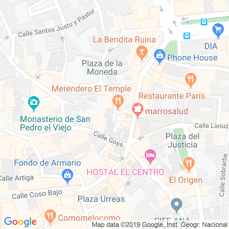 Código Postal calle Palma en Huesca