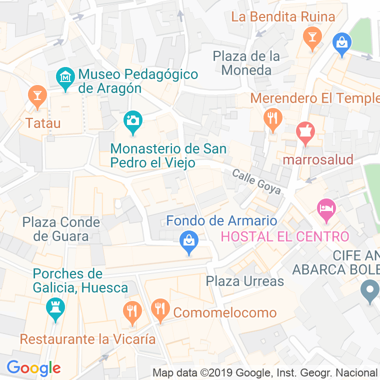 Código Postal calle Ramiro El Monje en Huesca