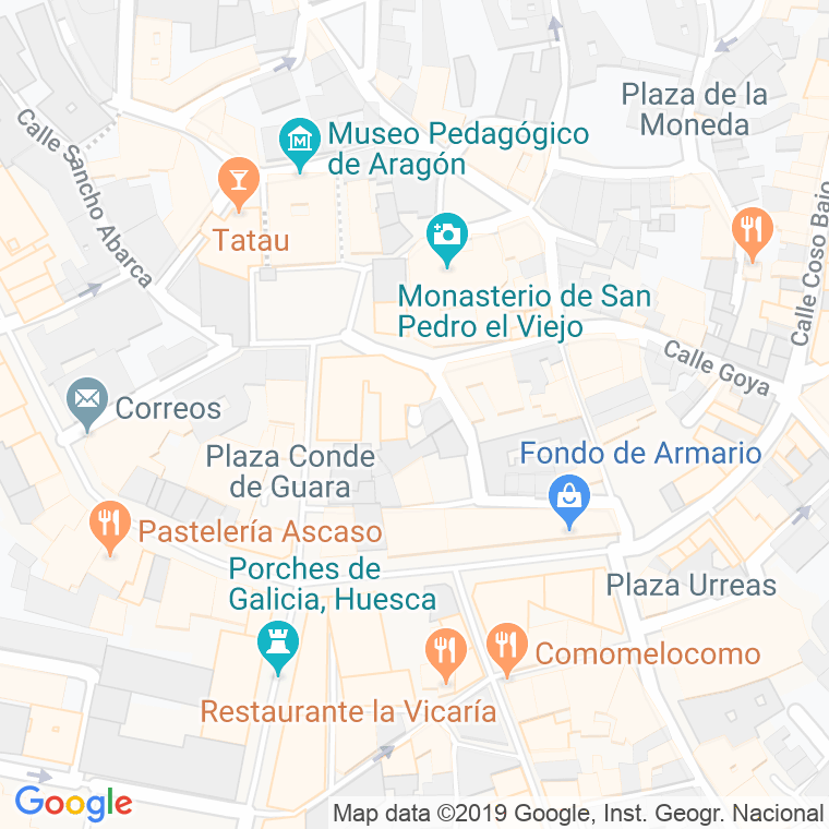 Código Postal calle Vidania en Huesca