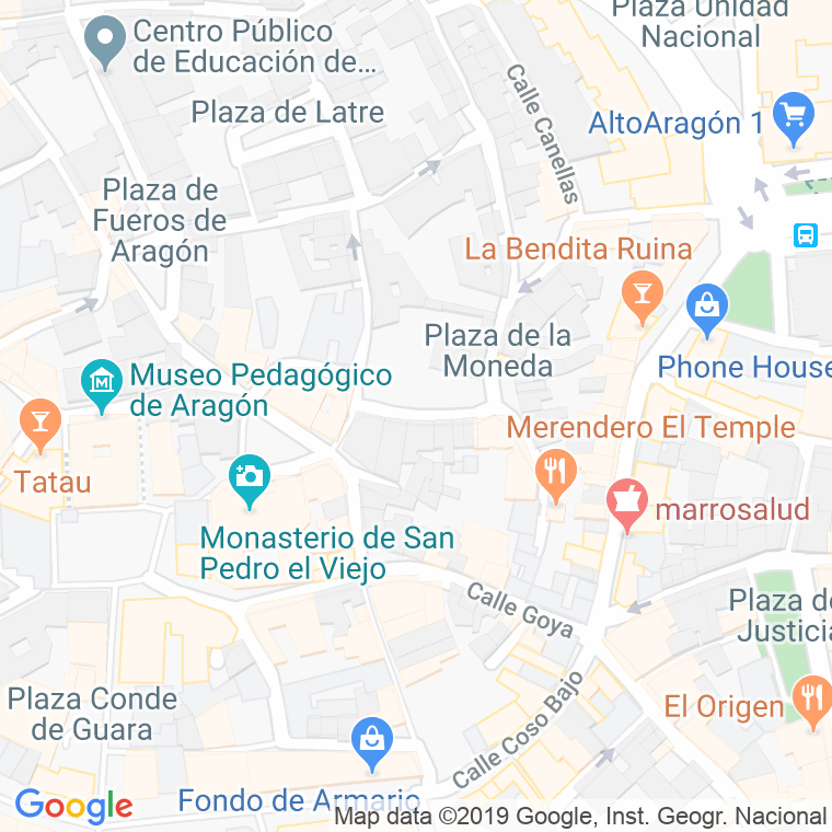 Código Postal calle Zalmedina en Huesca