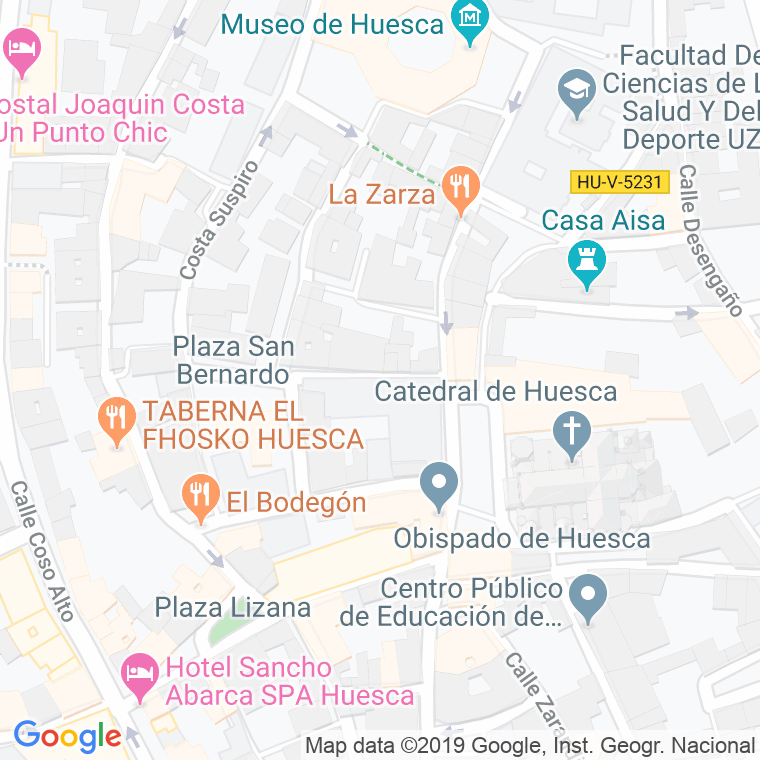 Código Postal calle Dormer en Huesca
