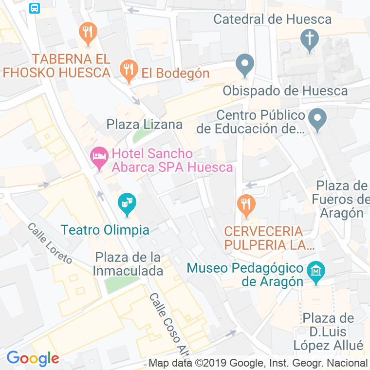 Código Postal calle Gaston en Huesca