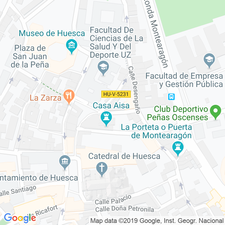 Código Postal calle Leon en Huesca