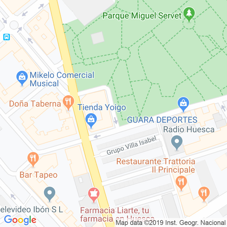 Código Postal calle Saturnino Baquer en Huesca