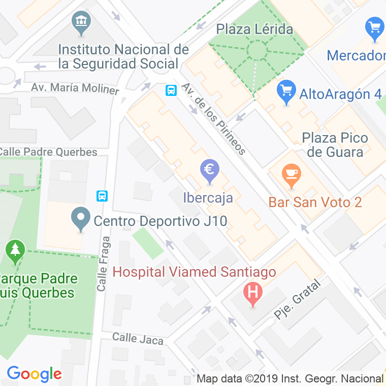 Código Postal calle Cosme Blanco, pasaje en Huesca