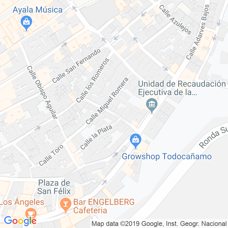Código Postal calle Salineros en Jaén
