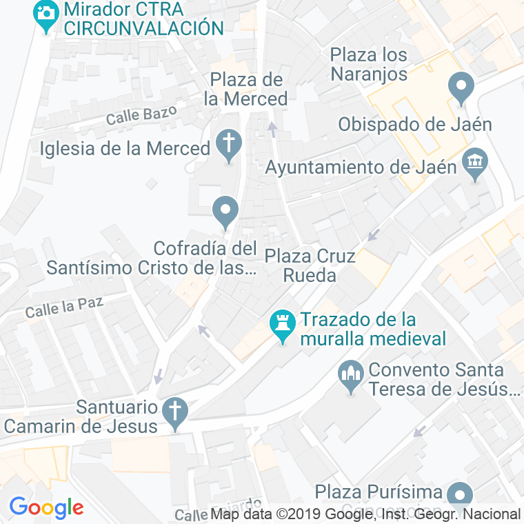 Código Postal calle Jaboneras en Jaén