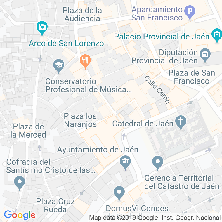 Código Postal calle Maestra en Jaén
