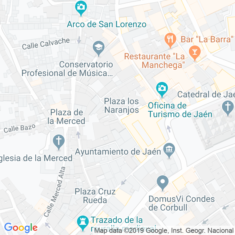 Código Postal calle Montero Moya en Jaén
