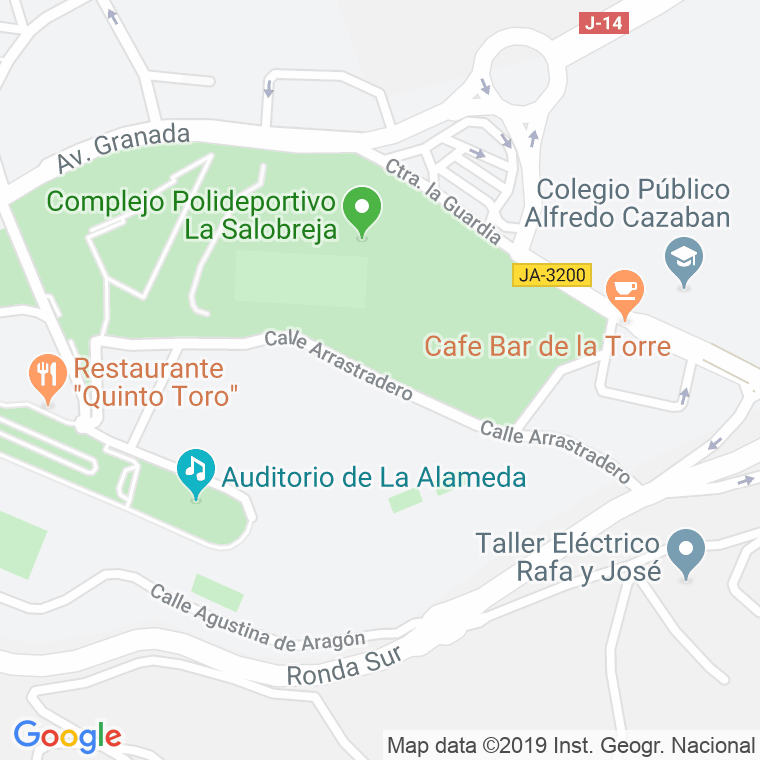 Código Postal calle Arrastradero en Jaén