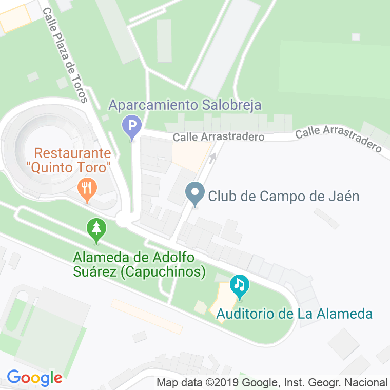 Código Postal calle Capuchinos en Jaén