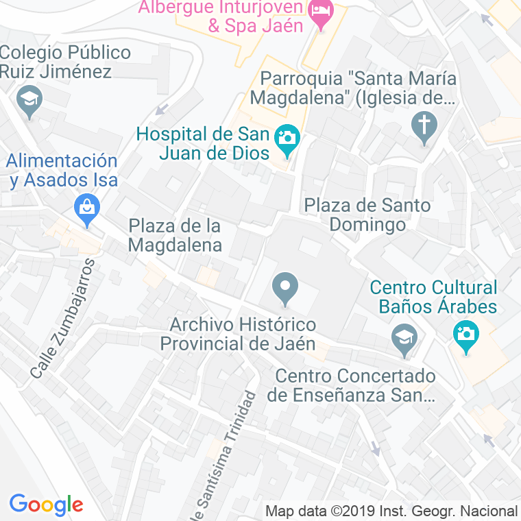 Código Postal calle Arquillos en Jaén