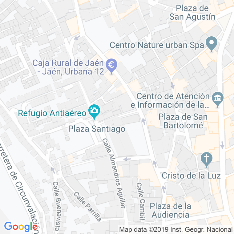Código Postal calle Campanas De Santiago en Jaén