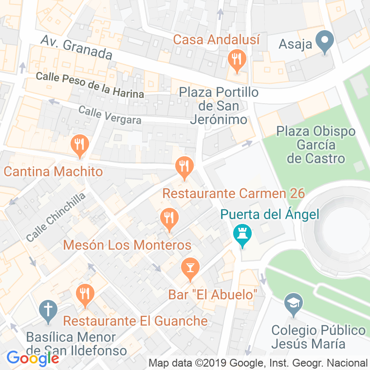 Código Postal calle Carmen, El en Jaén
