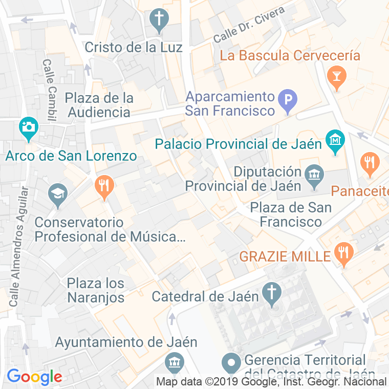 Código Postal calle Ceron en Jaén