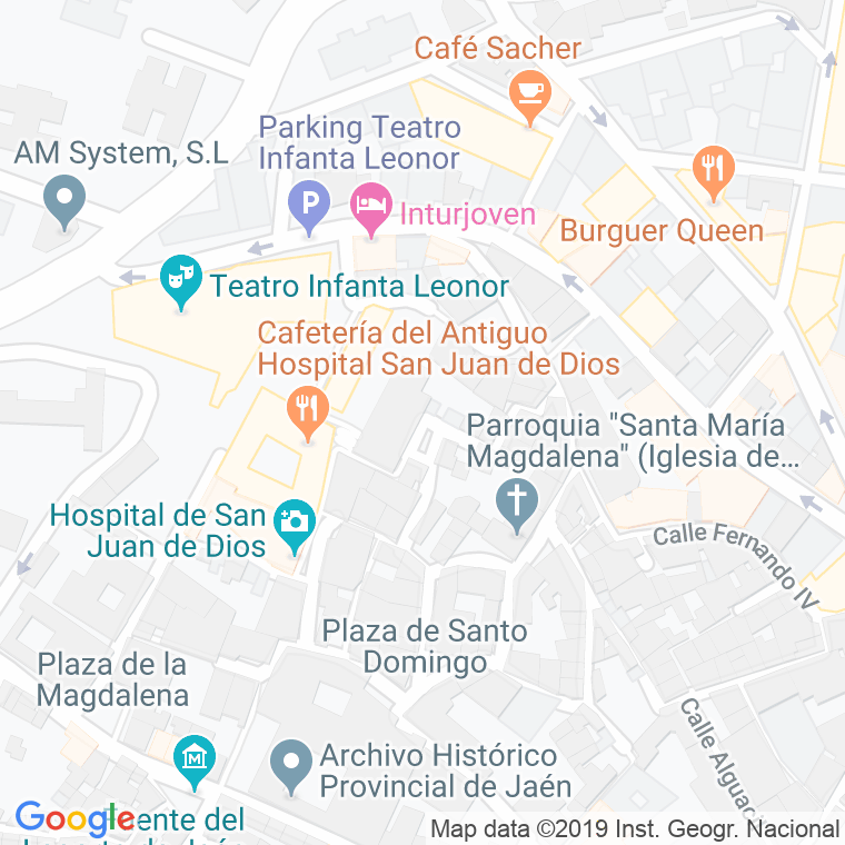 Código Postal calle Escalerillas en Jaén