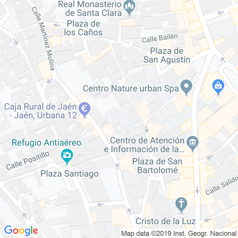 Código Postal calle Josefa Sevillanos en Jaén