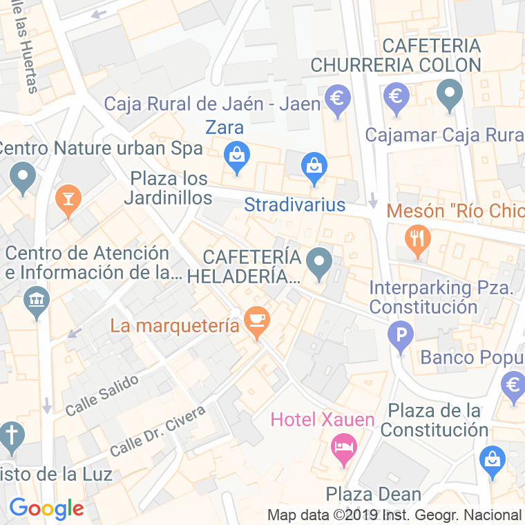 Código Postal calle Unicef en Jaén