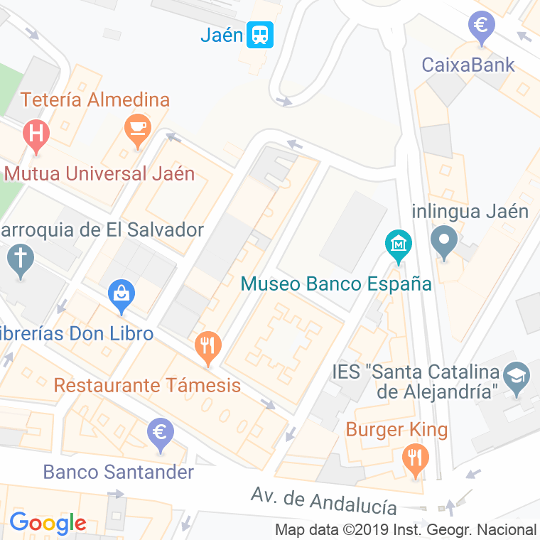 Código Postal calle Candido Mendez en Jaén