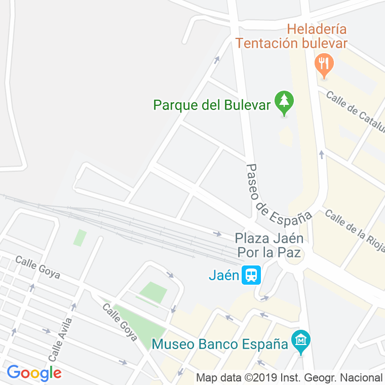 Código Postal calle Extremadura en Jaén