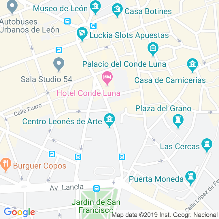 Código Postal calle Independencia   (Pares Del 2 Al 8) en León