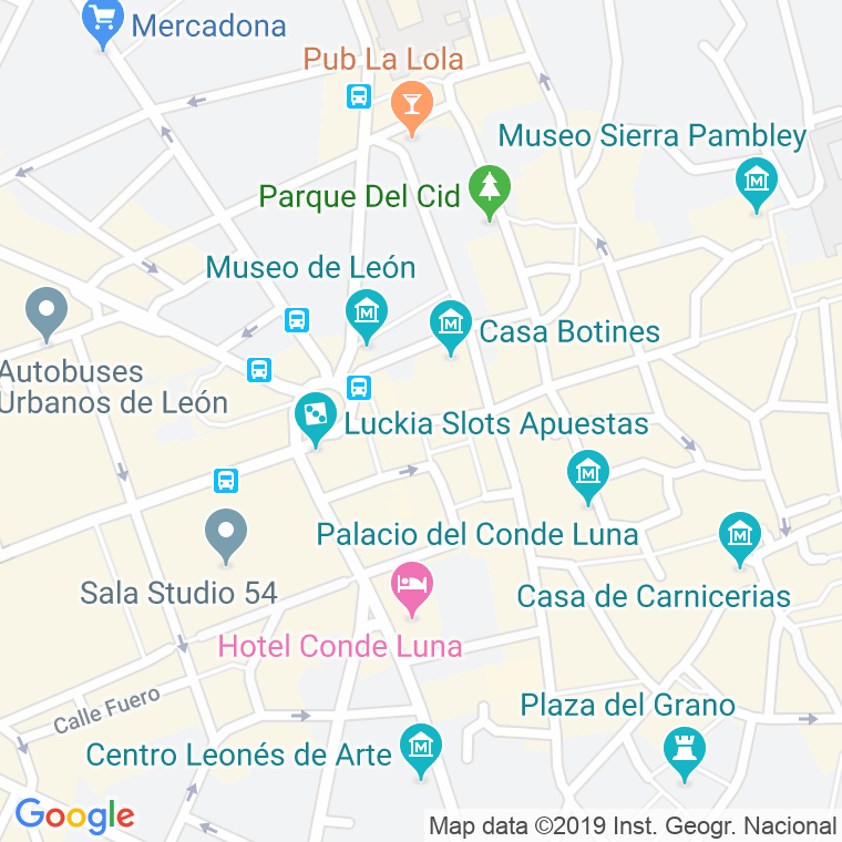 Código Postal calle San Marcelo, plaza (Impares Del 3 Al 5)  (Pares Del 4 Al 6) en León
