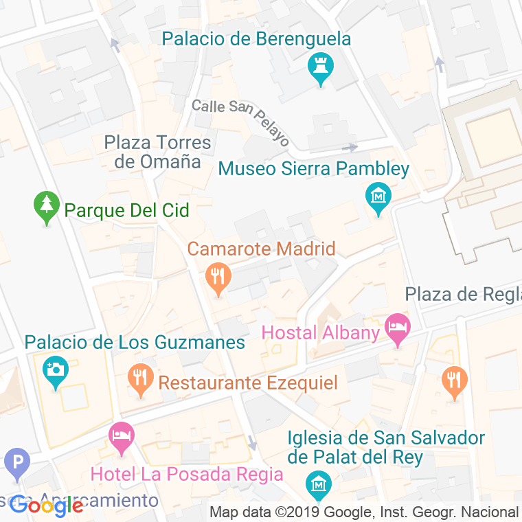 Código Postal calle Damaso Merino en León