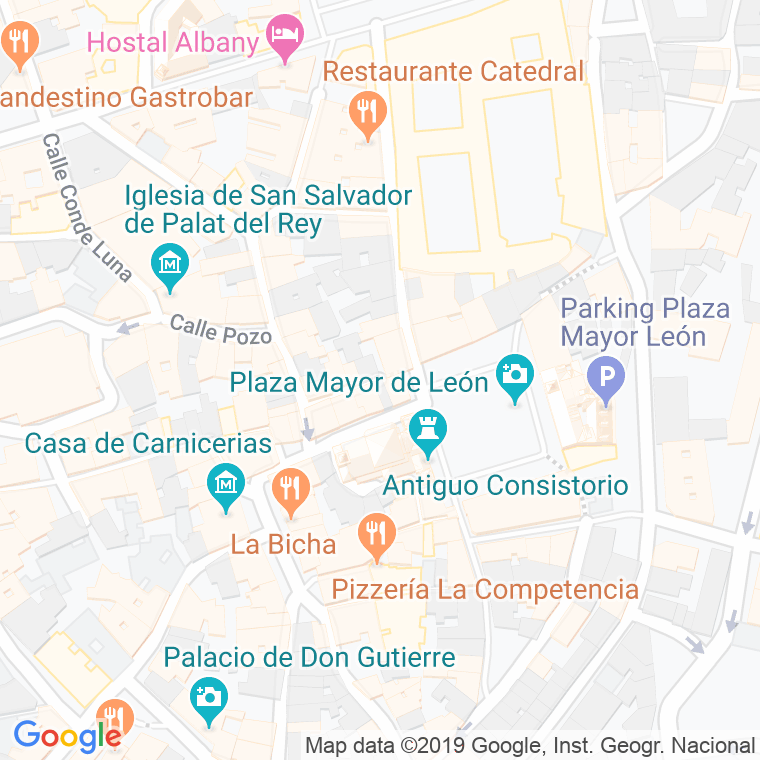 Código Postal calle Escalerilla en León