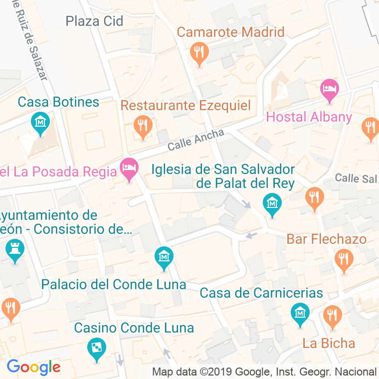 Código Postal calle Paso en León