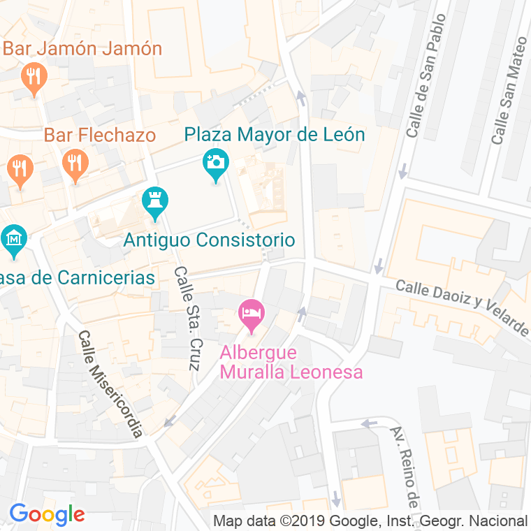 Código Postal calle Puerta Sol en León