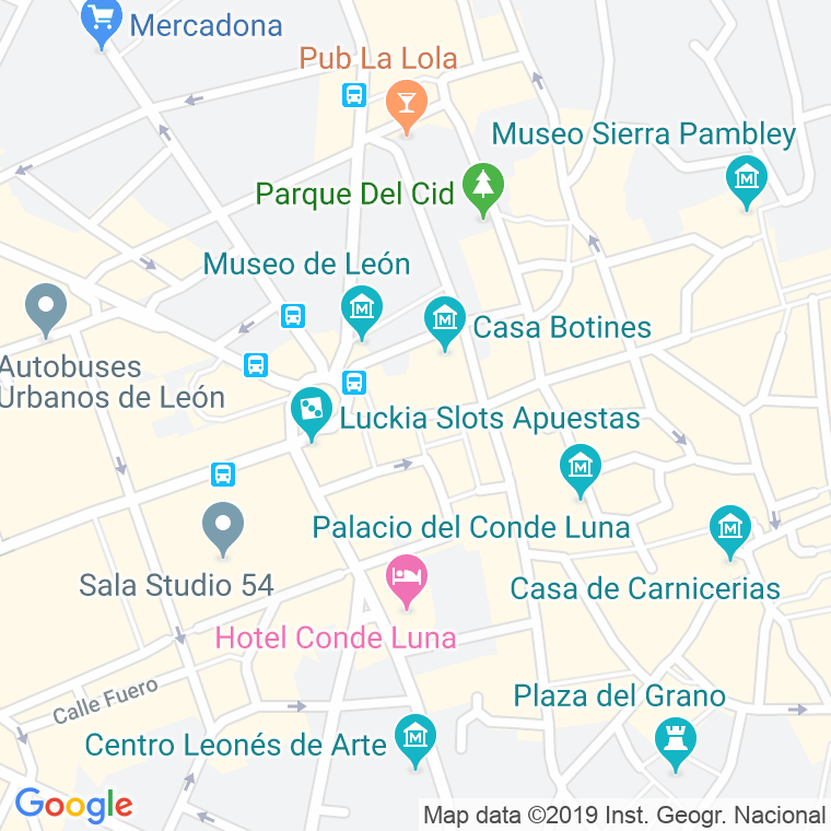 Código Postal calle San Marcelo, plaza (Impares Del 1 Al Final)  (Pares Del 2 Al Final) en León
