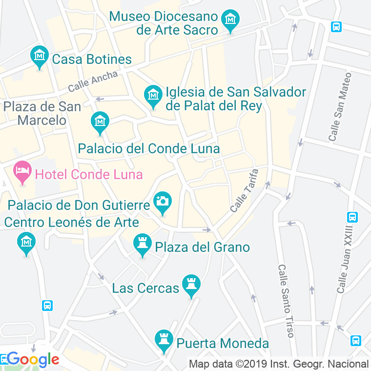 Código Postal calle San Martin, plaza (Impares Del 1 Al Final)  (Pares Del 2 Al Final) en León