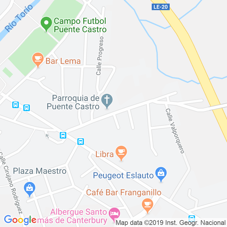 Código Postal calle Magallanes en León