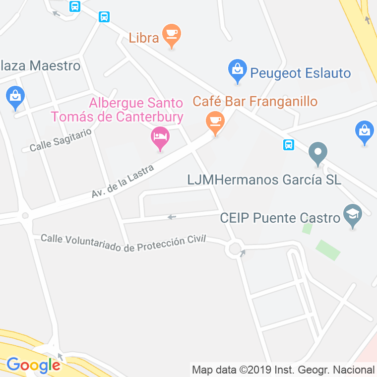 Código Postal calle Rocinante en León