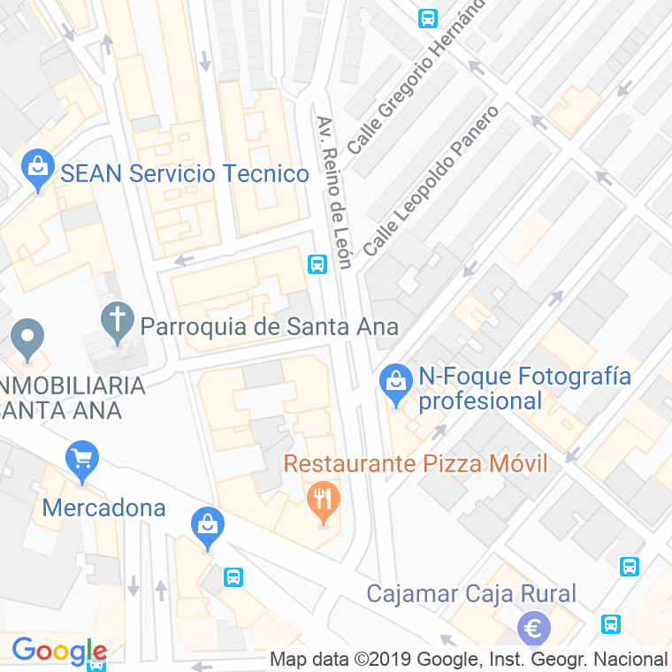 Código Postal calle Paramo en León