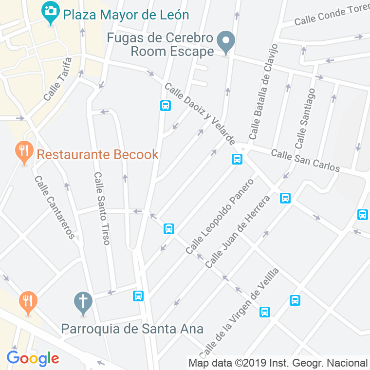 Código Postal calle Pio Xii en León