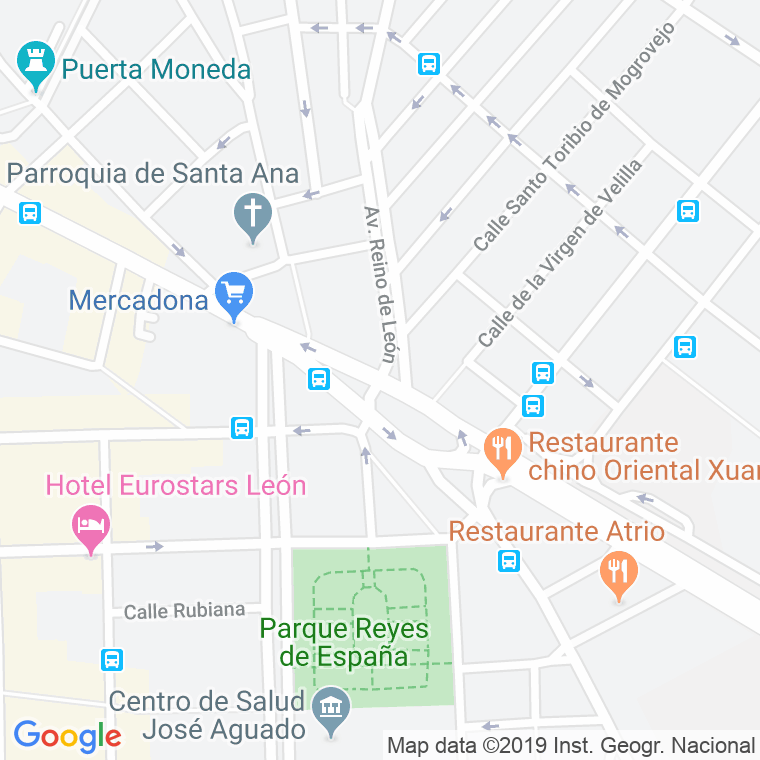 Código Postal calle Rollo De Santa Ana en León